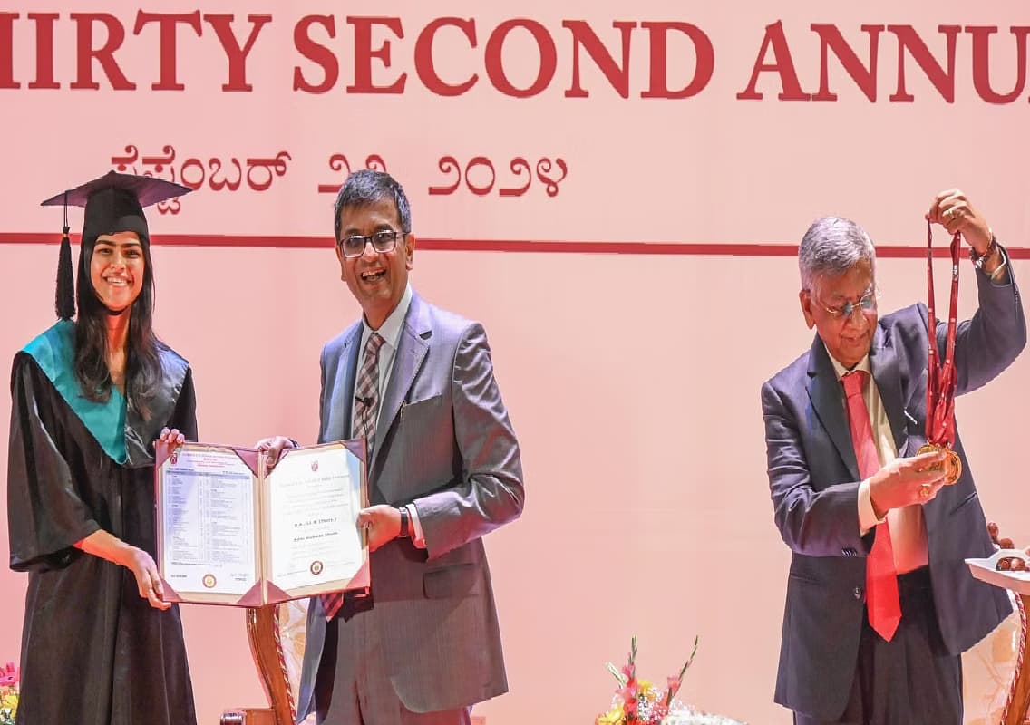CJI Chandrachud Emphasises Patience and Compassion at NLSIU Convocation