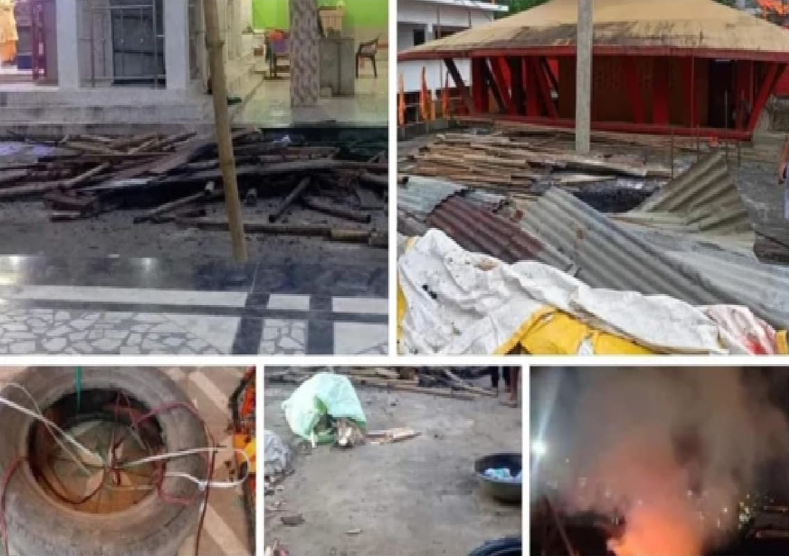 Temple Attack in Manipur: Arson Raises Concerns of Communal Tensions