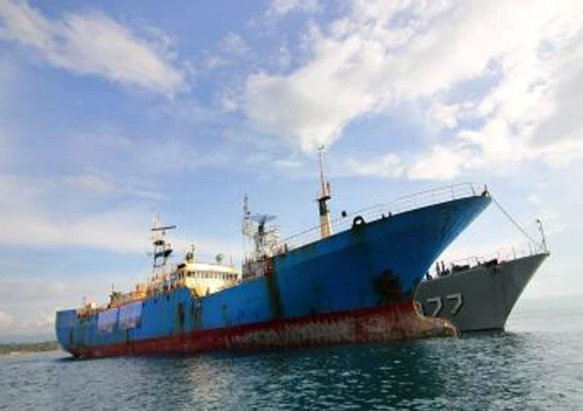 Indonesia Seizes Five Foreign Fishing Vessels for Illegal Fishing