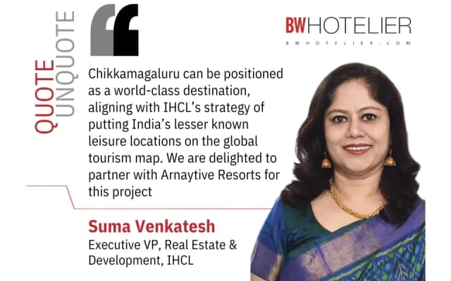 IHCL Announces Taj Hotel Project in Chikkamagaluru