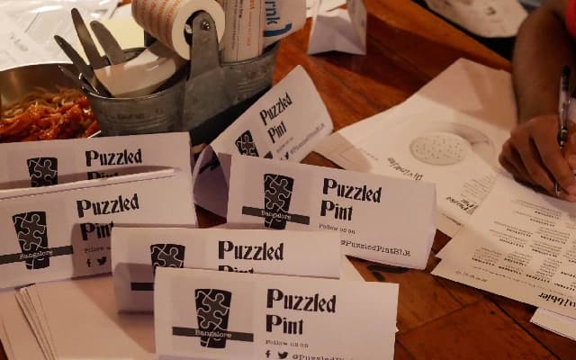 Bengaluru’s Puzzled Pint: A Social Puzzle-Solving Adventure