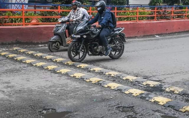 Protest Erupts Over Neglected Road Humps in Kundapur