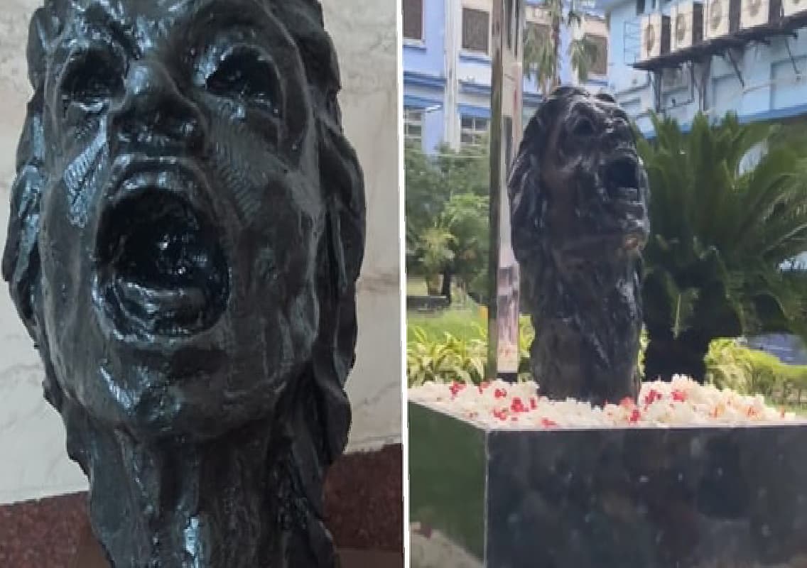 Junior Doctors Honour Colleague with Controversial Statue at RG Kar Medical College