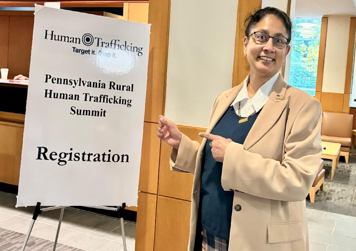 Dancy D’Souza: A Beacon of Strength and Leadership at the 2024 Pennsylvania Rural Human Trafficking Summit