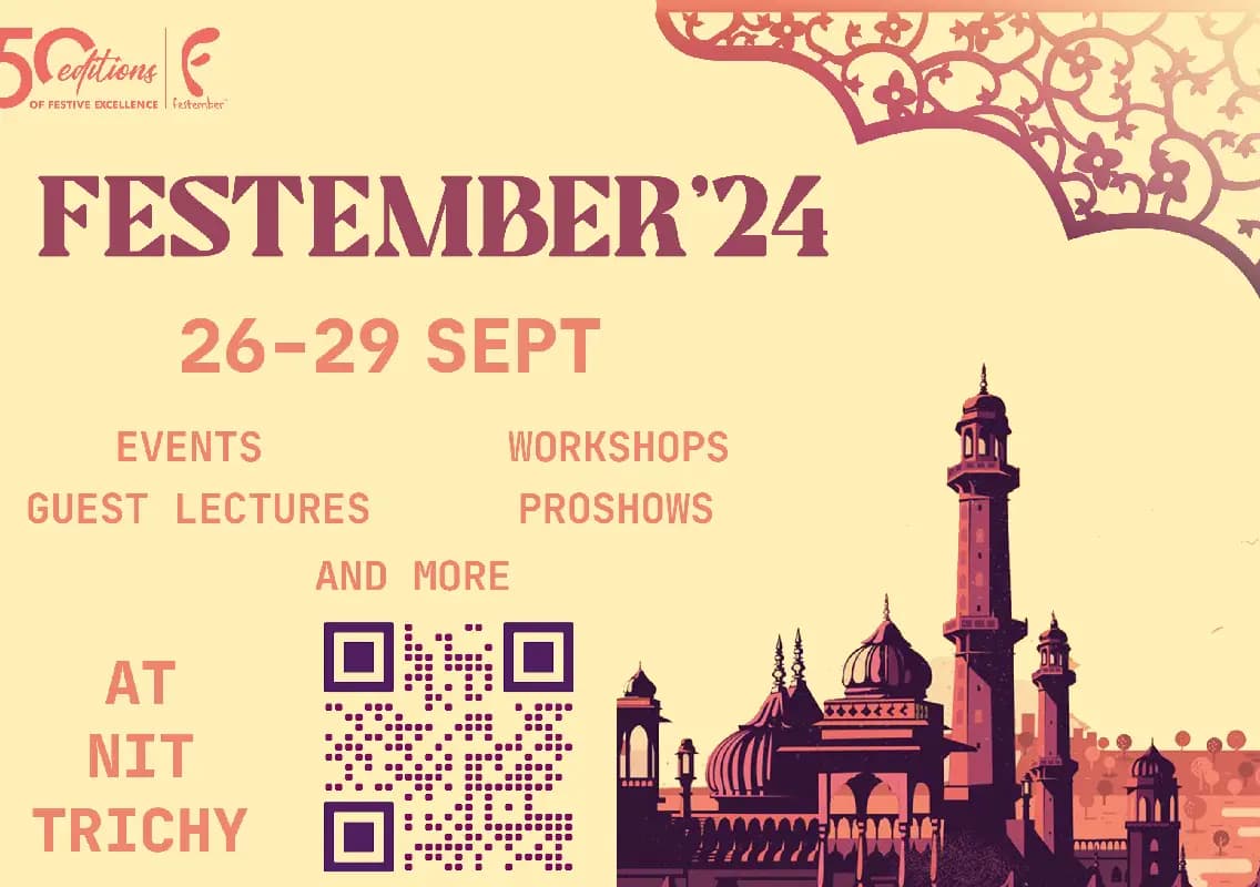 Trichy Celebrates the 50th Edition of Festember at NIT Tiruchirappalli