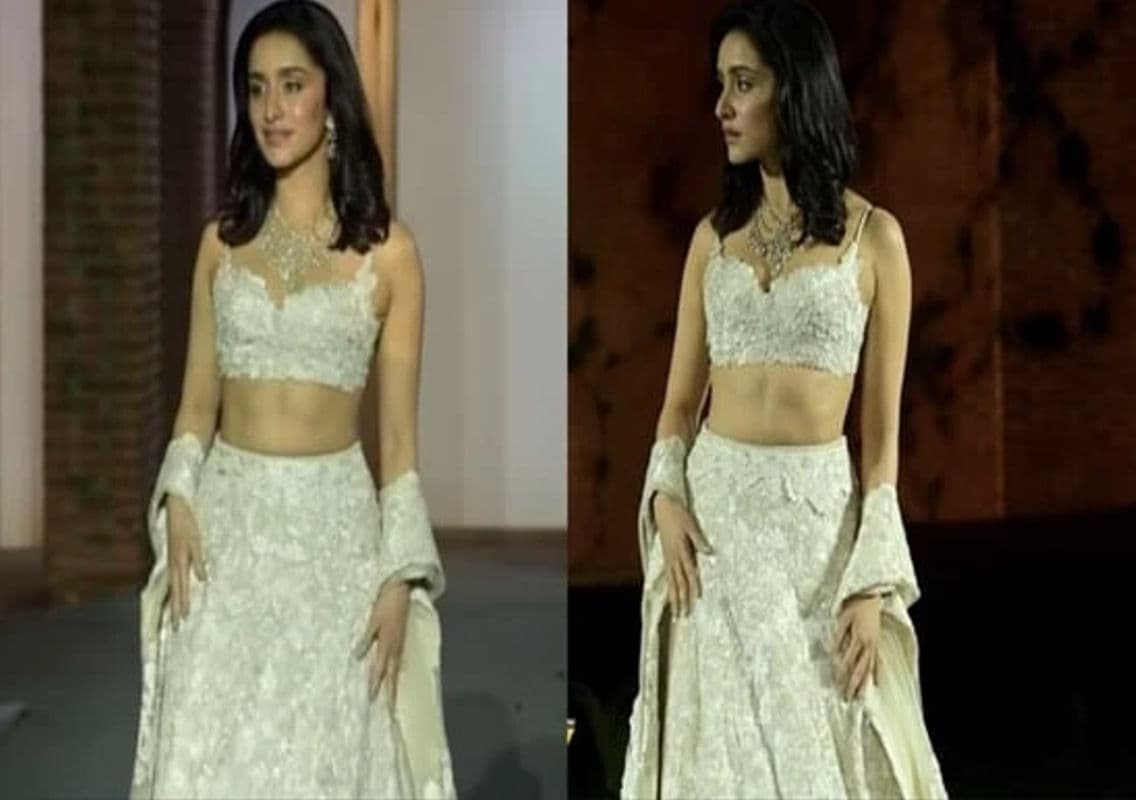 Shraddha Kapoor Dazzles in Mishru Couture Showcase Despite Ramp Struggles