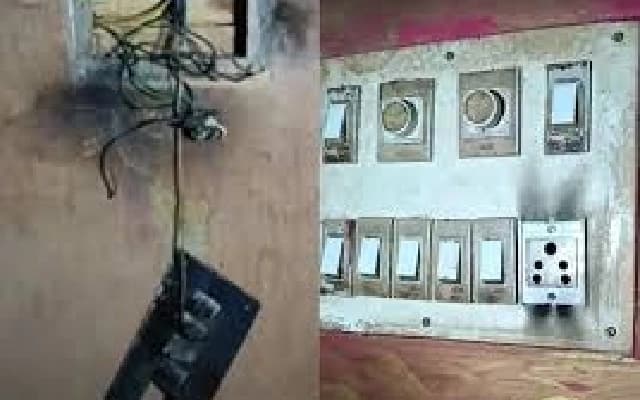 Lightning Strike Damages House and Injures Student in Perampalli