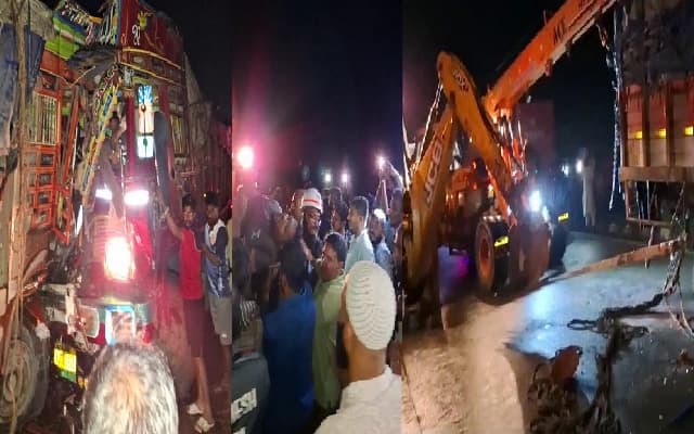 Lorry Collision in Bhatkal Causes Injuries and Traffic Blockage on NH 66