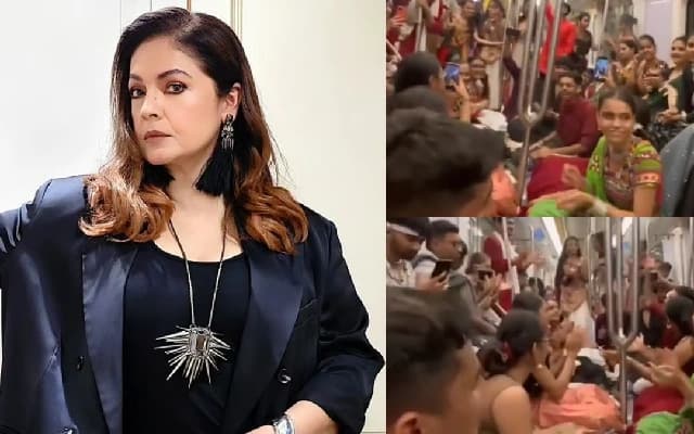 Pooja Bhatt Critiques Singing in Mumbai Metro During Navratri