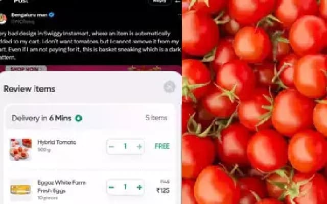 Bengaluru Designer Criticizes Swiggy Instamart for “Dark Pattern” in Free Add-On