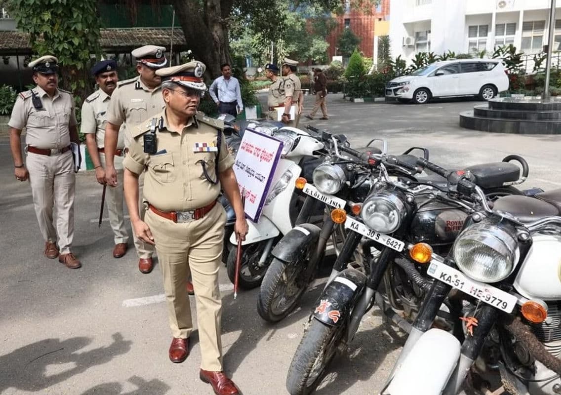 Bengaluru Faces Surge in Two-Wheeler Thefts: Over 13,000 Stolen in 2.5 Years