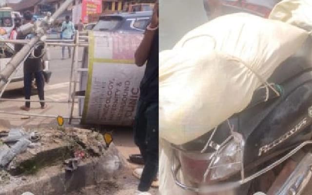 Tanker Malfunction Causes Multi-Vehicle Accident at Katapady Junction