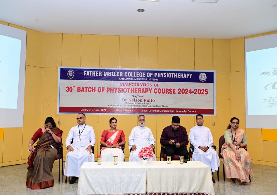 Physiotherapy Course Inauguration and Talk on Sports Injury