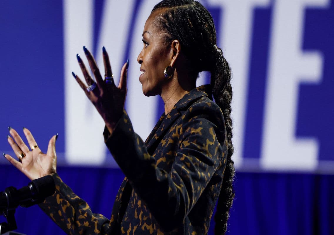 Michelle Obama Urges Men to Prioritise Women’s Health in Michigan Rally