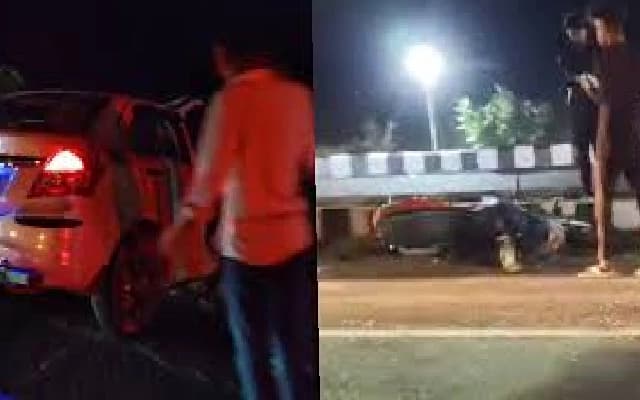 Four Injured in Serial Accident Near Avarad Village, Kalaburagi