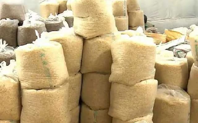 Illegal Rice Stock for Anna Bhagya Scheme Seized in Gujjadi Village