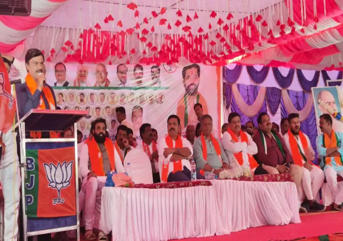 Janardhana Reddy’s Fiery Speech at BJP Rally, Promises to Win Sandur in Upcoming Election