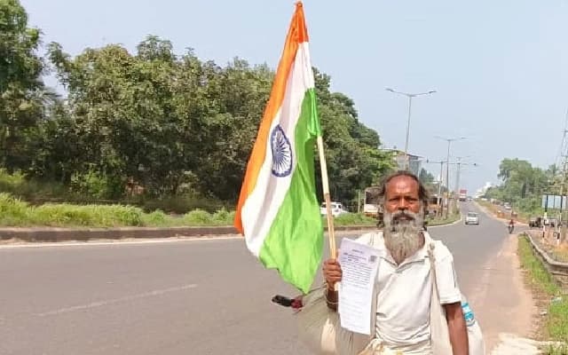 Odisha Man’s 10,000 km Walk for Fitness and Tobacco Awareness