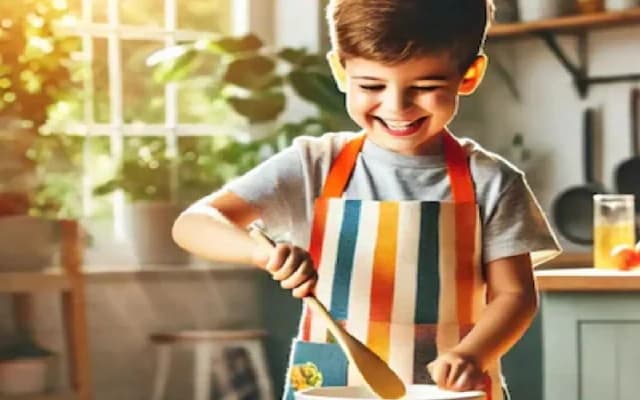 5-Year-Old from Mysuru Embraces Cooking Over Screen Time