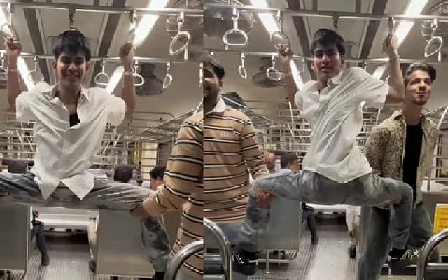 Viral Stunt on Mumbai Local Train Sparks Controversy