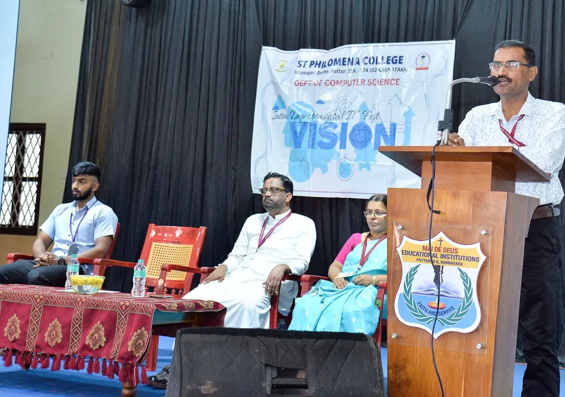 Inauguration of Vision 24 IT Fest at St Philomena Autonomous College