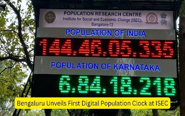 Bengaluru Unveils First Digital Population Clock at ISEC