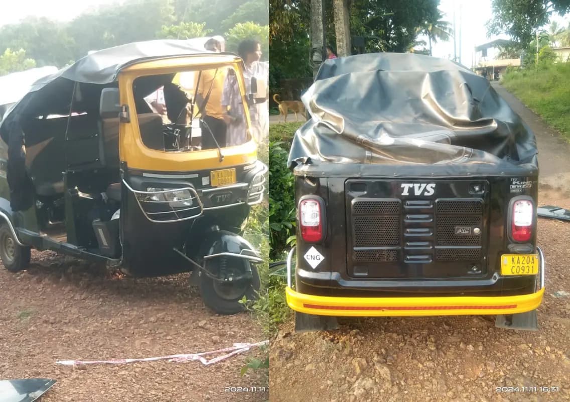 Udupi: 3 students injured as rickshaw overturns