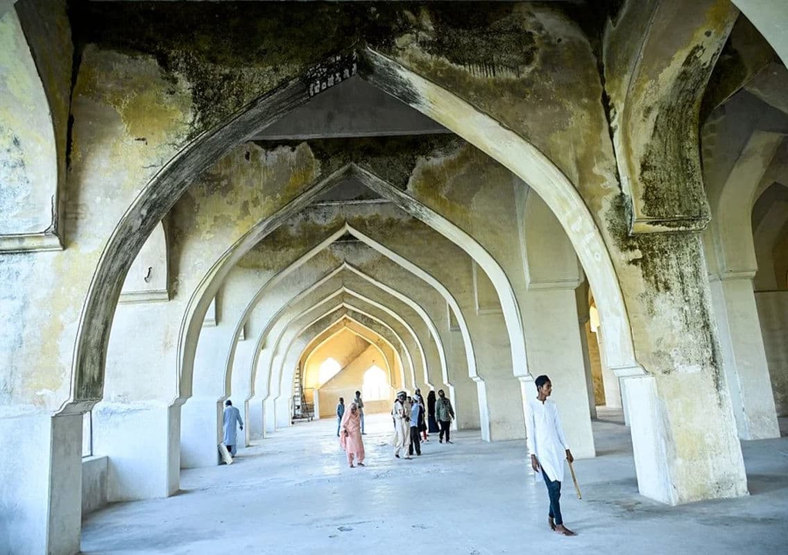 Bahmani-Era Jama Masjid Faces Leakage and Decay Amid Neglect