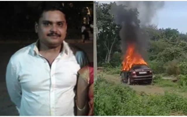 Bengaluru Businessman Found Dead in Burning Car