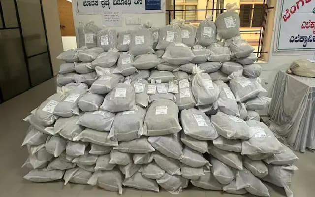 Bengaluru Police Seize 318 Kg of Cannabis in Major Drug Bust