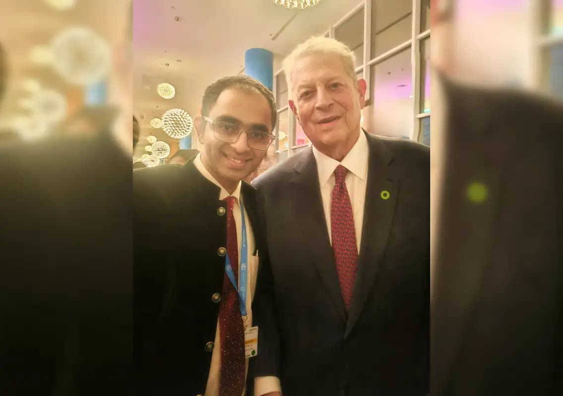 Al Gore and Dr Edmond Fernandes discuss global climate and health concerns
