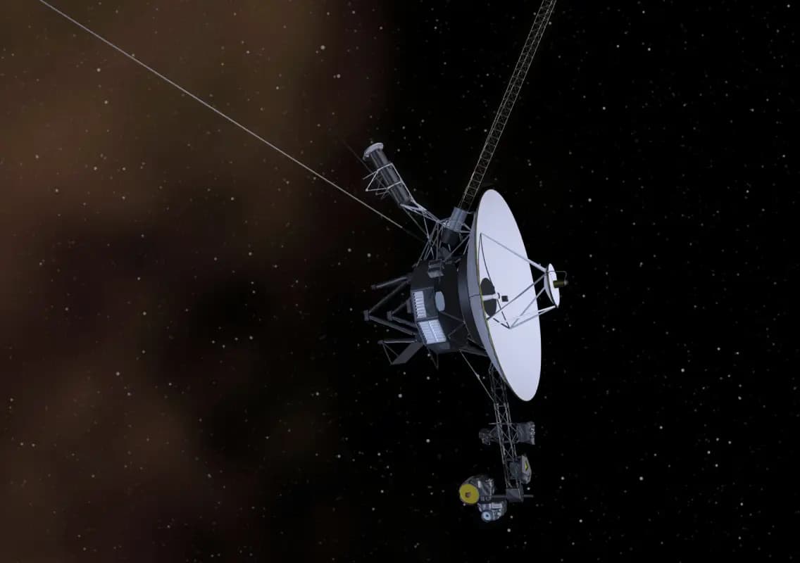 Voyager 1 reactivates a radio transmitter unused since 1981
