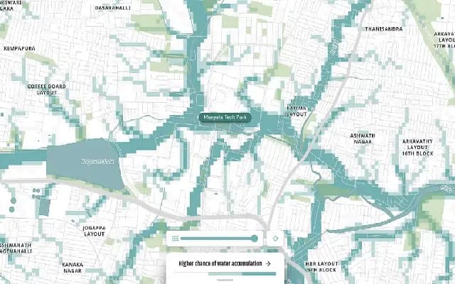 Bengaluru Duo Creates Interactive Flood Risk Map