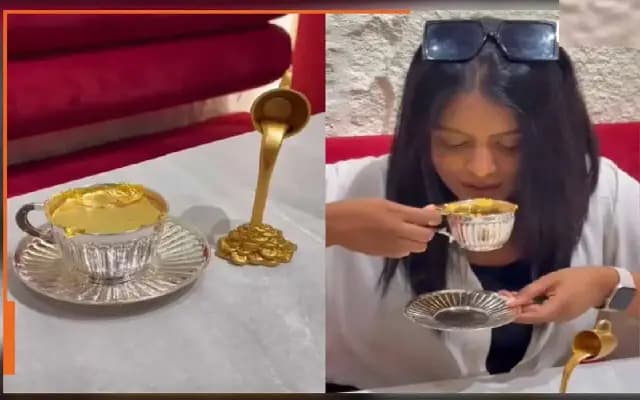 Dubai Cafe Serves ₹1 Lakh Gold-Plated Chai, Sparks Online Debate