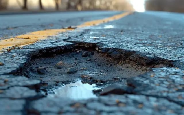 Valencia-Gorigudda Road in Dire Need of Repairs