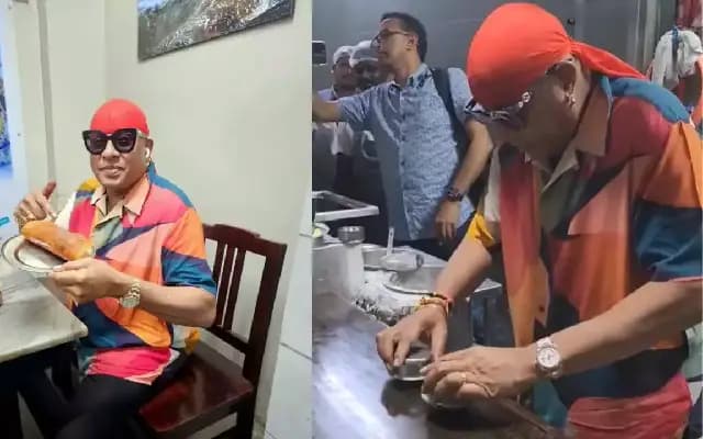 Drummer turns dosa kitchen into a stage with chutney cups