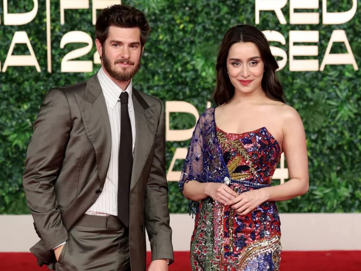 Shraddha Kapoor’s Star- Moment with Andrew Garfield at the Red Sea Film Festival