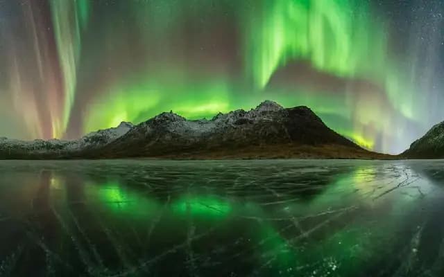 Northern lights in India: A rare spectacle in Ladakh