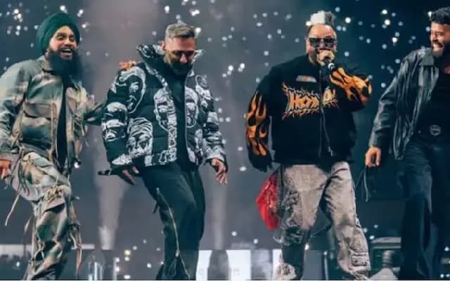 AP Dhillon’s Delhi concert gets electrified with Jazzy B and Honey Singh appearances