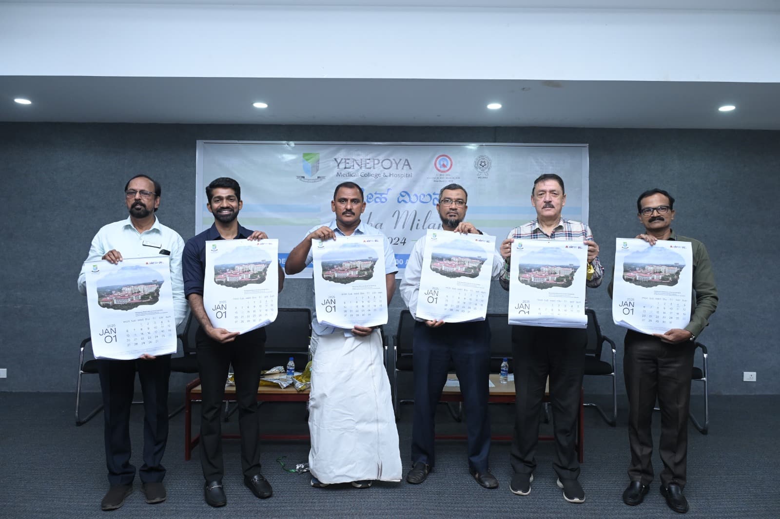Yenepoya University unveils Calendar 2025 during Sneha Milana