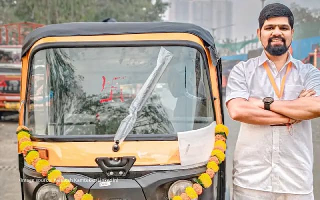 Graphic designer swaps career for autorickshaw driving after layoffs