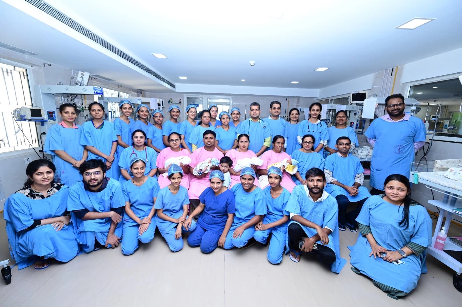 Quadruplet pregnancy success story at Father Muller Medical College Hospital