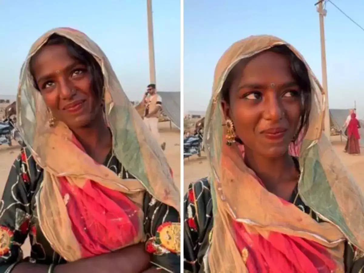 Rajasthan girl Jyoti goes viral for her natural beauty and simplicity