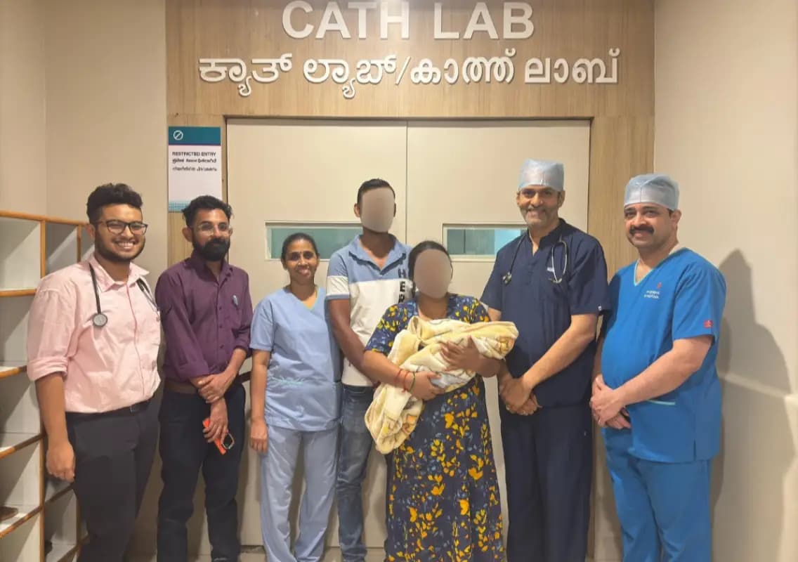 PDA device closure saves 4-month-old baby weighing just 4 kgs at KMC Hospital