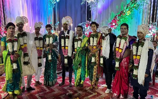 Historic Wedding Celebrates Transgender Marriages in Pimpri-Chinchwad
