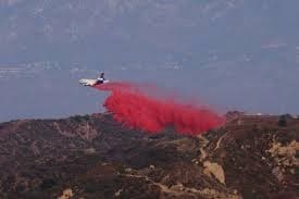 Fire Retardant Used to Combat Wildfires in California