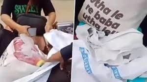 Passengers caught hiding railway bedsheets in luggage, face social media backlash
