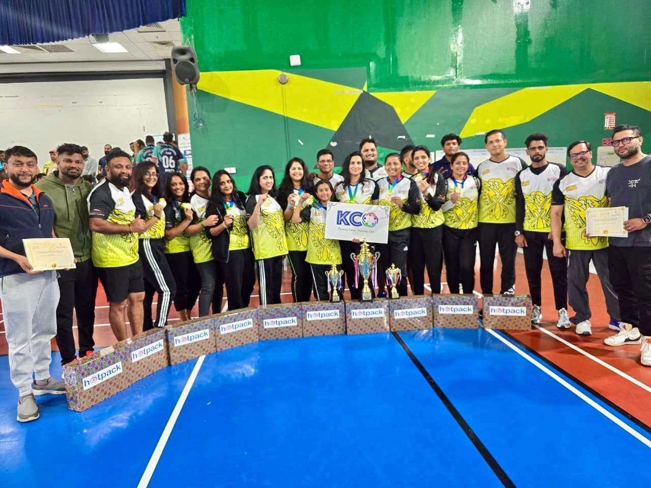 KCO Abu Dhabi bags Throwball Women’s Championship of Ferarites UAE Tournament