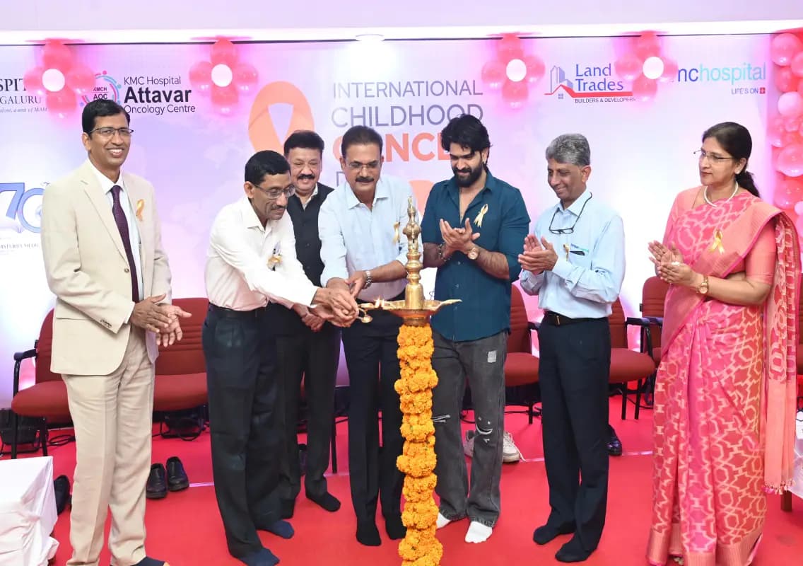 KMC Hospital, Land Trades distribute scholarships to young cancer fighters