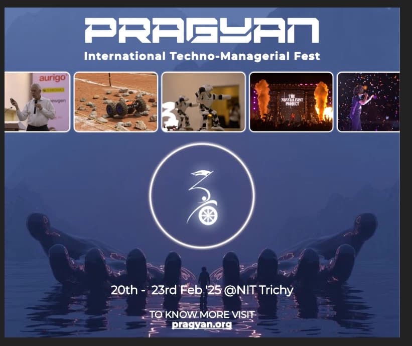 Pragyan 2025 at NIT Tiruchirappalli blends technology, innovation and entertainment